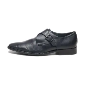 Calvin Klein Renaldo Monk Strap Shoes Leather Black Colour For Men